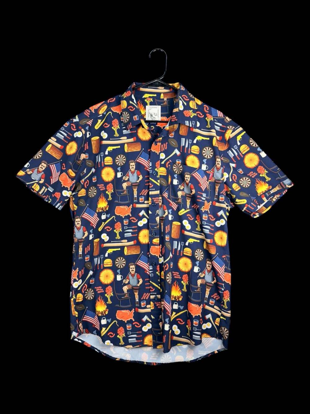 RSVLTS Parks and Recreation Ron Swanson's Shirt of Greatness KUNUFLEX